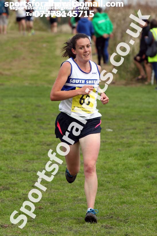 Senior womens relay 2019 Sunderland Harriers Open Cross Country. Photo:  David T. Hewitson/Sports for All Pics